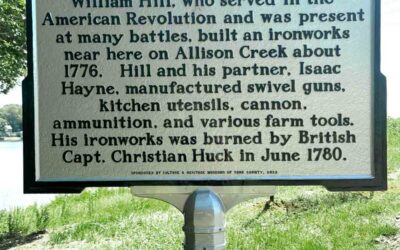Hill’s Ironworks Historical Marker Re-dedication Ceremony